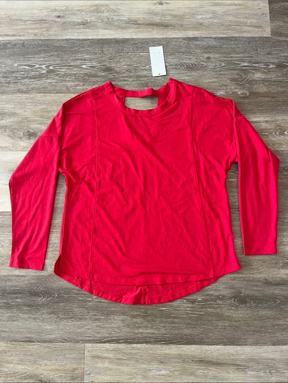 NWOT All In Motion Women's CYA Long Sleeve Top Red Size S